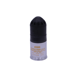4300 – 40MM Inert Liquid Barricade, Spin Stabilized, 4.1″ Long